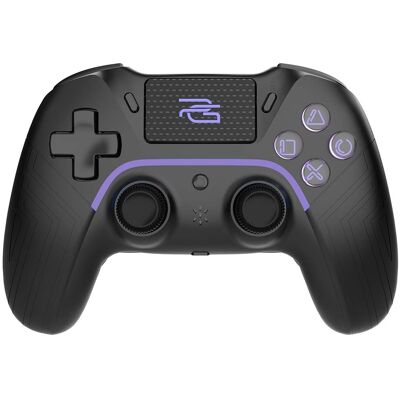Proove - bezdrátový ovladač Skadi (WGSK00022001) - ergonomický, USB-C, AUX, BT, touchpad, pro PS4, PC, Android, 600 mAh - černá Proove - bezdrátový ovladač Skadi (WGSK00022001) - ergonomický, USB-C, AUX, BT, touchpad, pro PS4, PC, Android, 600 mAh - černá
