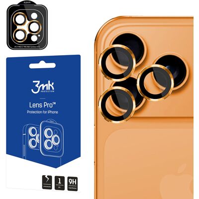 3mk - Lens Protection Pro - iPhone 17 Pro / iPhone 17 Pro Max - oranžová 3mk - Lens Protection Pro - iPhone 17 Pro / iPhone 17 Pro Max - oranžová