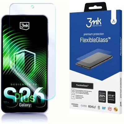 3mk FlexibleGlass pro Samsung Galaxy S26 Plusčiré 3mk FlexibleGlass pro Samsung Galaxy S26 Plusčiré