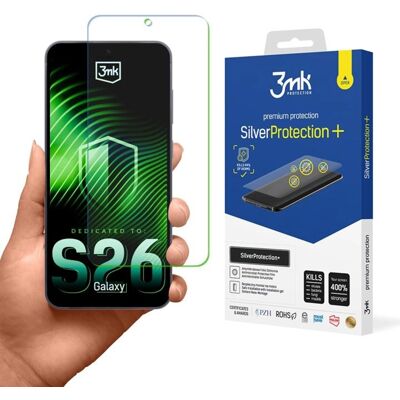 3mk SilverProtection+ pro Samsung Galaxy S26čirá 3mk SilverProtection+ pro Samsung Galaxy S26čirá