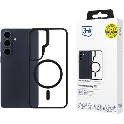 3mk - Satin Armor MagCase - Samsung Galaxy S26 Plus - transparentní 3mk - Satin Armor MagCase - Samsung Galaxy S26 Plus - transparentní