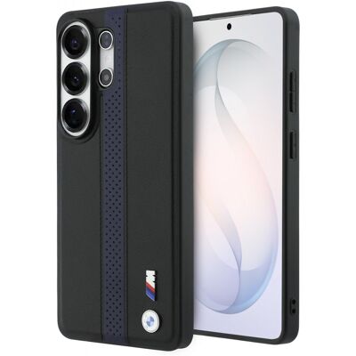 Zadní kryt BMW M PU Leather Perforated Stripes and Metal Logo Magnetic pro Samsung Galaxy S26 Ultra modrý Zadní kryt BMW M PU Leather Perforated Stripes and Metal Logo Magnetic pro Samsung Galaxy S26 Ultra modrý