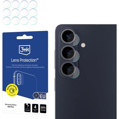3mk - Ochrana objektivu (4 pack) - Samsung Galaxy S26 Plus - Průhledná 3mk - Ochrana objektivu (4 pack) - Samsung Galaxy S26 Plus - Průhledná