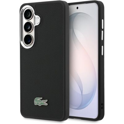 Zadní kryt Lacoste Petit Pique Metal Logo Magnetic pro Samsung Galaxy S26+ černý Zadní kryt Lacoste Petit Pique Metal Logo Magnetic pro Samsung Galaxy S26+ černý