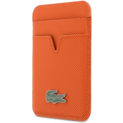 Peněženka Lacoste PU Iconic Petit Pique MagSafe oranžová Peněženka Lacoste PU Iconic Petit Pique MagSafe oranžová