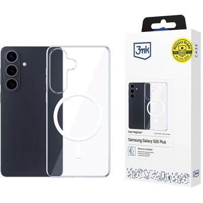 Kryt 3mk Clear MagCase - Samsung Galaxy S26 Plus průhledný Kryt 3mk Clear MagCase - Samsung Galaxy S26 Plus průhledný