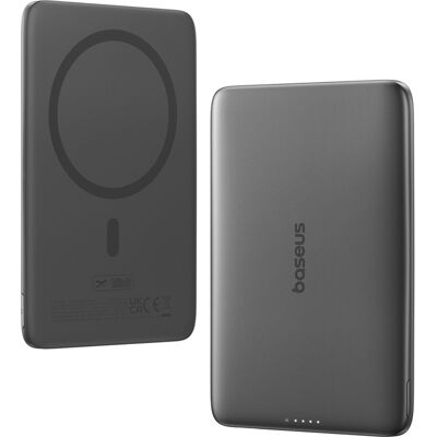 Magnetická Powerbanka Baseus PicoGo AM41 5000mAh s kabelem černá Magnetická Powerbanka Baseus PicoGo AM41 5000mAh s kabelem černá