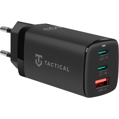 Adaptér Tactical FlashBang 2.0 GaN 65W černý Adaptér Tactical FlashBang 2.0 GaN 65W černý