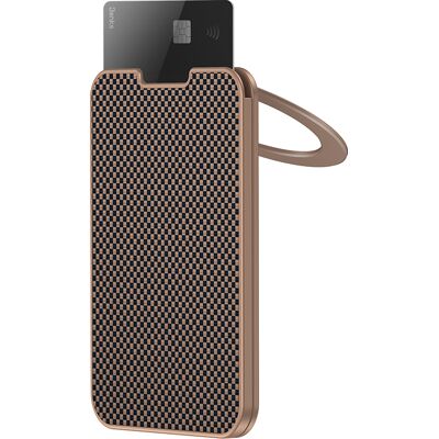 Pouzdro Benks Wallet Magnetic ArmorGo Kevlar Stand zlaté Pouzdro Benks Wallet Magnetic ArmorGo Kevlar Stand zlaté