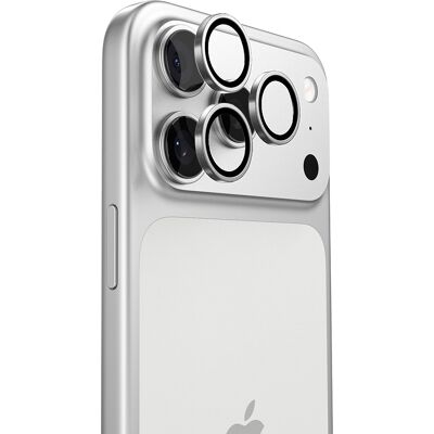 Ochranné sklo na fotoaparát Torras iPhone 17 Pro / iPhone 17 Pro Max stříbrné Ochranné sklo na fotoaparát Torras iPhone 17 Pro / iPhone 17 Pro Max stříbrné