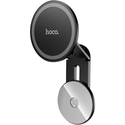 Magnetický držák telefonu do auta na zadní stranu obrazovky Hoco H93 černý Magnetický držák telefonu do auta na zadní stranu obrazovky Hoco H93 černý