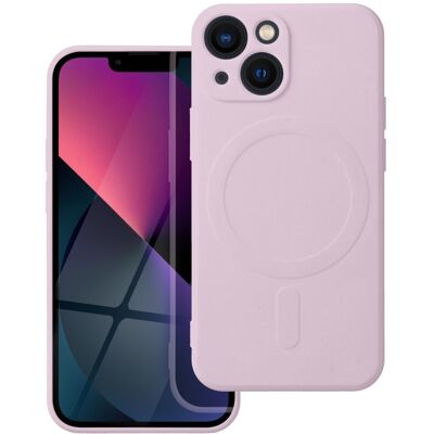 TopQ Silikonový kryt pro iPhone 13 MINI Mag Cover kompatibilní s MagSafe (ochrana fotoaparátu) růžový TopQ Silikonový kryt pro iPhone 13 MINI Mag Cover kompatibilní s MagSafe (ochrana fotoaparátu) růžový
