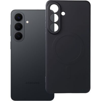 TopQ Silikonový kryt pro Samsung S26 PLUS Mag Cover kompatibilní s MagSafe (ochrana fotoaparátu) černý TopQ Silikonový kryt pro Samsung S26 PLUS Mag Cover kompatibilní s MagSafe (ochrana fotoaparátu) černý