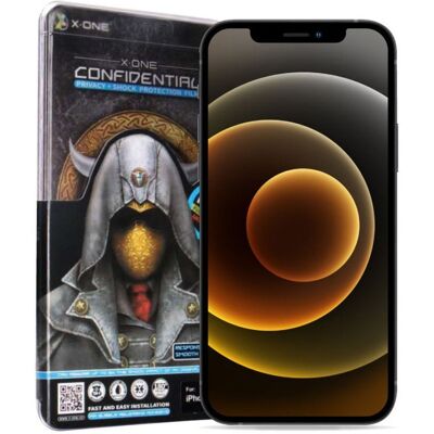 X-ONE ochranné tvrzené sklo Full Cover Extra Strong s privátním filtrem s celoplošným lepením 9H pro iPhone 16 Pro Max / 17 Pro Max X-ONE ochranné tvrzené sklo Full Cover Extra Strong s privátním filtrem s celoplošným lepením 9H pro iPhone 16 Pro Max / 17 Pro Max