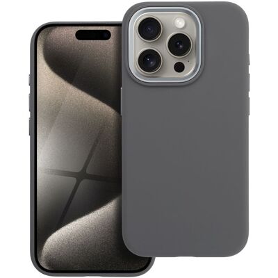 Kryt pro iPhone 15 PRO Forcell F-Protect Frame Premium kompatibilní s MagSafe šedý Kryt pro iPhone 15 PRO Forcell F-Protect Frame Premium kompatibilní s MagSafe šedý