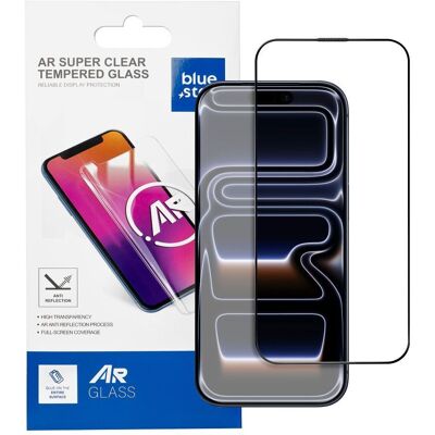 Ochranné tvrzené sklo pro iPhone 15 PRO MAX Blue Star 5D AR černé Ochranné tvrzené sklo pro iPhone 15 PRO MAX Blue Star 5D AR černé