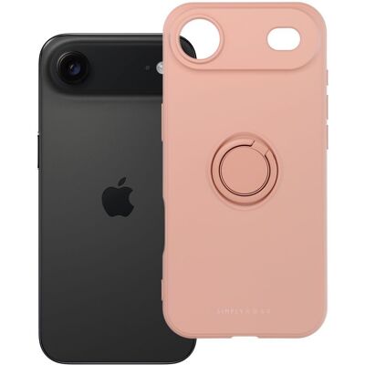 Kryt Roar Amber Case pro iPhone 17 Air s držákem na prst růžový Kryt Roar Amber Case pro iPhone 17 Air s držákem na prst růžový
