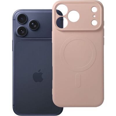 TopQ Silikonový kryt Silicone Mag Cover s ochranou fotoaparátu a podporou MagSafe pro iPhone 18 Pro Max / 17 Pro Max růžový TopQ Silikonový kryt Silicone Mag Cover s ochranou fotoaparátu a podporou MagSafe pro iPhone 18 Pro Max / 17 Pro Max růžový