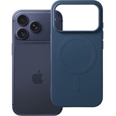 TopQ Silikonový kryt Silicone Mag Cover pro iPhone 18 Pro / 17 Pro s podporou MagSafe tmavě modrý TopQ Silikonový kryt Silicone Mag Cover pro iPhone 18 Pro / 17 Pro s podporou MagSafe tmavě modrý