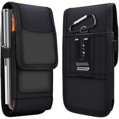 TopQ Vertikální pouzdro na opasek Oxford Model 4 pro iPhone 7 Plus / 8 Plus / 12 Pro Max / 13 Pro Max / Samsung Galaxy J4 Plus / A71 / S21 FE / Note 8 / Huawei P Smart 2021 černé TopQ Vertikální pouzdro na opasek Oxford Model 4 pro iPhone 7 Plus / 8 Plus / 12 Pro Max / 13 Pro Max / Samsung Galaxy J4 Plus / A71 / S21 FE / Note 8 / Huawei P Smart 2021 černé
