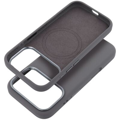Kryt pro iPhone 15 Forcell F-Protect Frame Premium s MagSafe šedý Kryt pro iPhone 15 Forcell F-Protect Frame Premium s MagSafe šedý