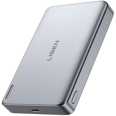 Lisen Magnetic Power Bank L601 Pro YL0325100009 Qi2 27W 10000mAh šedá Lisen Magnetic Power Bank L601 Pro YL0325100009 Qi2 27W 10000mAh šedá