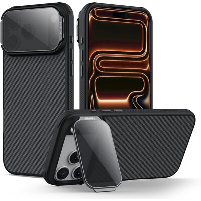 Nillkin CarboProp Magnetic kryt pro iPhone 18 Pro Max / iPhone 17 Pro Max černý Nillkin CarboProp Magnetic kryt pro iPhone 18 Pro Max / iPhone 17 Pro Max černý