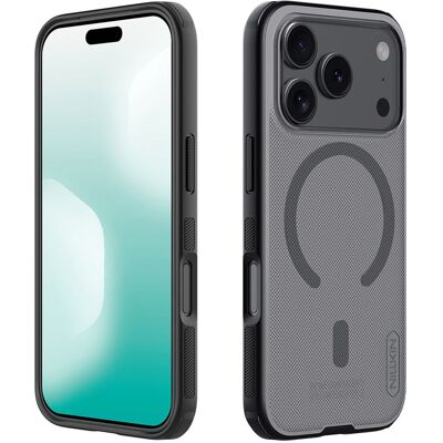 Nillkin Super Frosted Shield Pro Magnetic kryt pro iPhone 18 Pro / iPhone 17 Pro průsvitný černý Nillkin Super Frosted Shield Pro Magnetic kryt pro iPhone 18 Pro / iPhone 17 Pro průsvitný černý