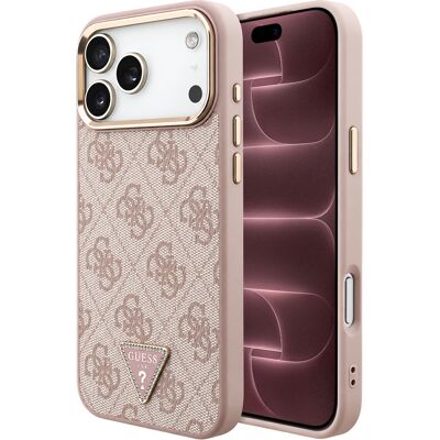 Guess Hardcase 4G Triangle Logo MagSafe GUHMP18XP4GTDGMP kryt pro iPhone 18 Pro Max / iPhone 17 Pro Max růžový Guess Hardcase 4G Triangle Logo MagSafe GUHMP18XP4GTDGMP kryt pro iPhone 18 Pro Max / iPhone 17 Pro Max růžový