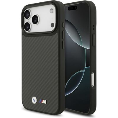 BMW M Kevlar Matt MagSafe kryt pro iPhone 17 Pro Max BMHMP17X24CFMMK černý BMW M Kevlar Matt MagSafe kryt pro iPhone 17 Pro Max BMHMP17X24CFMMK černý