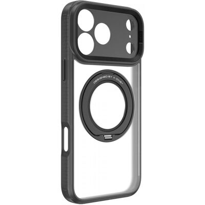 Kryt X-ONE Dropguard 2S (stand edition) s MagSafe pro iPhone 18 Pro / 17 Pro matný kouřový černý Kryt X-ONE Dropguard 2S (stand edition) s MagSafe pro iPhone 18 Pro / 17 Pro matný kouřový černý