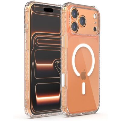 X-ONE Dropguard Pro kryt s MagSafe pro iPhone 18 Pro Max / 17 Pro Max třpytivý bílý X-ONE Dropguard Pro kryt s MagSafe pro iPhone 18 Pro Max / 17 Pro Max třpytivý bílý