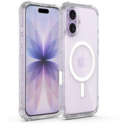X-ONE Dropguard Pro kryt pro iPhone 17 s MagSafe bílý třpytivý X-ONE Dropguard Pro kryt pro iPhone 17 s MagSafe bílý třpytivý