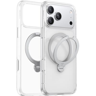 Torras Ostand Spin zadní kryt pro iPhone 18 Pro Max / iPhone 17 Pro Max čirý Torras Ostand Spin zadní kryt pro iPhone 18 Pro Max / iPhone 17 Pro Max čirý