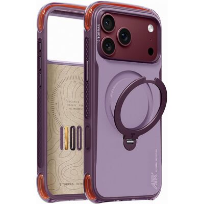 Torras Ostand Q3 Air Pro kryt pro iPhone 18 Pro Max / iPhone 17 Pro Max fialový Violet Summit Torras Ostand Q3 Air Pro kryt pro iPhone 18 Pro Max / iPhone 17 Pro Max fialový Violet Summit