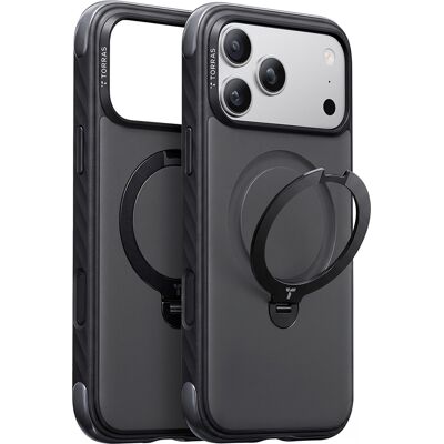 Torras Ostand Q3 Rugged kryt pro iPhone 18 Pro Max / iPhone 17 Pro Max černý Jet Black Torras Ostand Q3 Rugged kryt pro iPhone 18 Pro Max / iPhone 17 Pro Max černý Jet Black