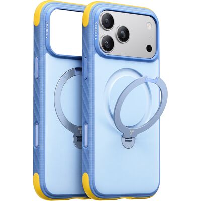Kryt Torras Ostand Q3 Rugged na iPhone 18 Pro Max / iPhone 17 Pro Max světle modrý Kryt Torras Ostand Q3 Rugged na iPhone 18 Pro Max / iPhone 17 Pro Max světle modrý