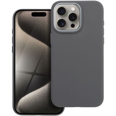 Kryt Forcell F-Protect Frame Premium pro iPhone 15 Pro Max kompatibilní s MagSafe šedý Kryt Forcell F-Protect Frame Premium pro iPhone 15 Pro Max kompatibilní s MagSafe šedý