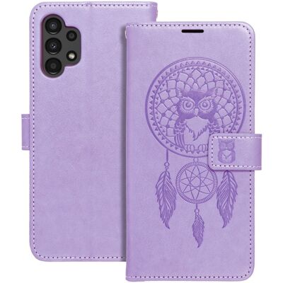 TopQ Knížkové pouzdro Mezzo Book pro Samsung Galaxy A13 4G lapač snů fialové TopQ Knížkové pouzdro Mezzo Book pro Samsung Galaxy A13 4G lapač snů fialové
