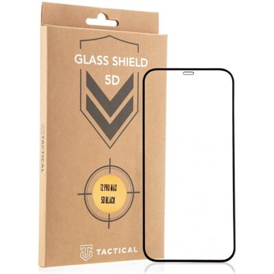 Tactical Glass Shield 5D sklo pro Apple iPhone 12 Pro Max Black Tactical Glass Shield 5D sklo pro Apple iPhone 12 Pro Max Black