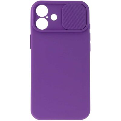 TopQ Zadní kryt Camshield Soft na iPhone 16 Plus fialový TopQ Zadní kryt Camshield Soft na iPhone 16 Plus fialový