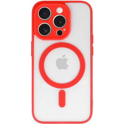 TopQ Zadní kryt Acrylic Color MagSafe pro iPhone 16 Pro Max červený TopQ Zadní kryt Acrylic Color MagSafe pro iPhone 16 Pro Max červený