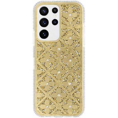 TopQ Zadní kryt Flower pro Samsung Galaxy S26 Ultra zlatý TopQ Zadní kryt Flower pro Samsung Galaxy S26 Ultra zlatý