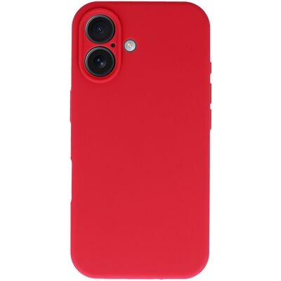 TopQ Zadní kryt Silicone Lite pro iPhone 16 malinový TopQ Zadní kryt Silicone Lite pro iPhone 16 malinový