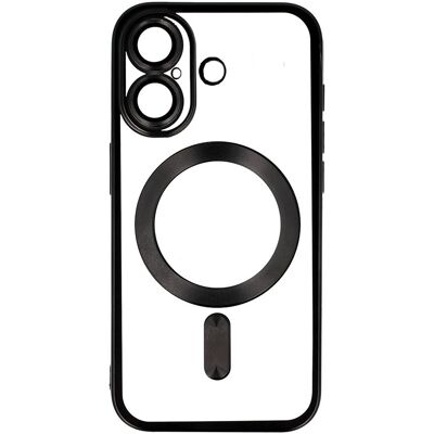 TopQ Zadní kryt Metallic MagSafe pro iPhone 17 černý TopQ Zadní kryt Metallic MagSafe pro iPhone 17 černý
