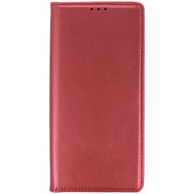 TopQ Knížkové pouzdro Smart Magneto pro Samsung Galaxy S25 Edge burgundy TopQ Knížkové pouzdro Smart Magneto pro Samsung Galaxy S25 Edge burgundy