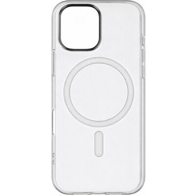 TopQ Zadní kryt Transparent Slim Magsafe pro iPhone 17 grey TopQ Zadní kryt Transparent Slim Magsafe pro iPhone 17 grey