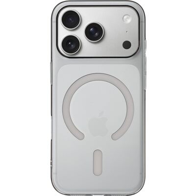 TopQ Zadní kryt Transparent Slim Magsafe pro iPhone 17 Pro Max grey TopQ Zadní kryt Transparent Slim Magsafe pro iPhone 17 Pro Max grey