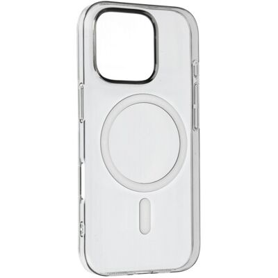 TopQ Zadní kryt Transparent Slim Magsafe pro iPhone 14 grey TopQ Zadní kryt Transparent Slim Magsafe pro iPhone 14 grey