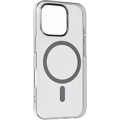 TopQ Zadní kryt Transparent Slim Magsafe pro iPhone 14 graphite TopQ Zadní kryt Transparent Slim Magsafe pro iPhone 14 graphite